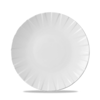 Alchemy Abstract White Coupe Plate 9"